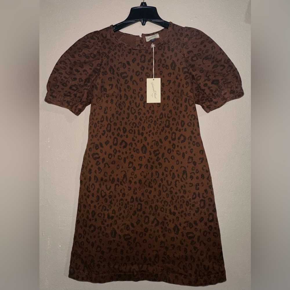 Universal Thread Brown Leopard Print Dress